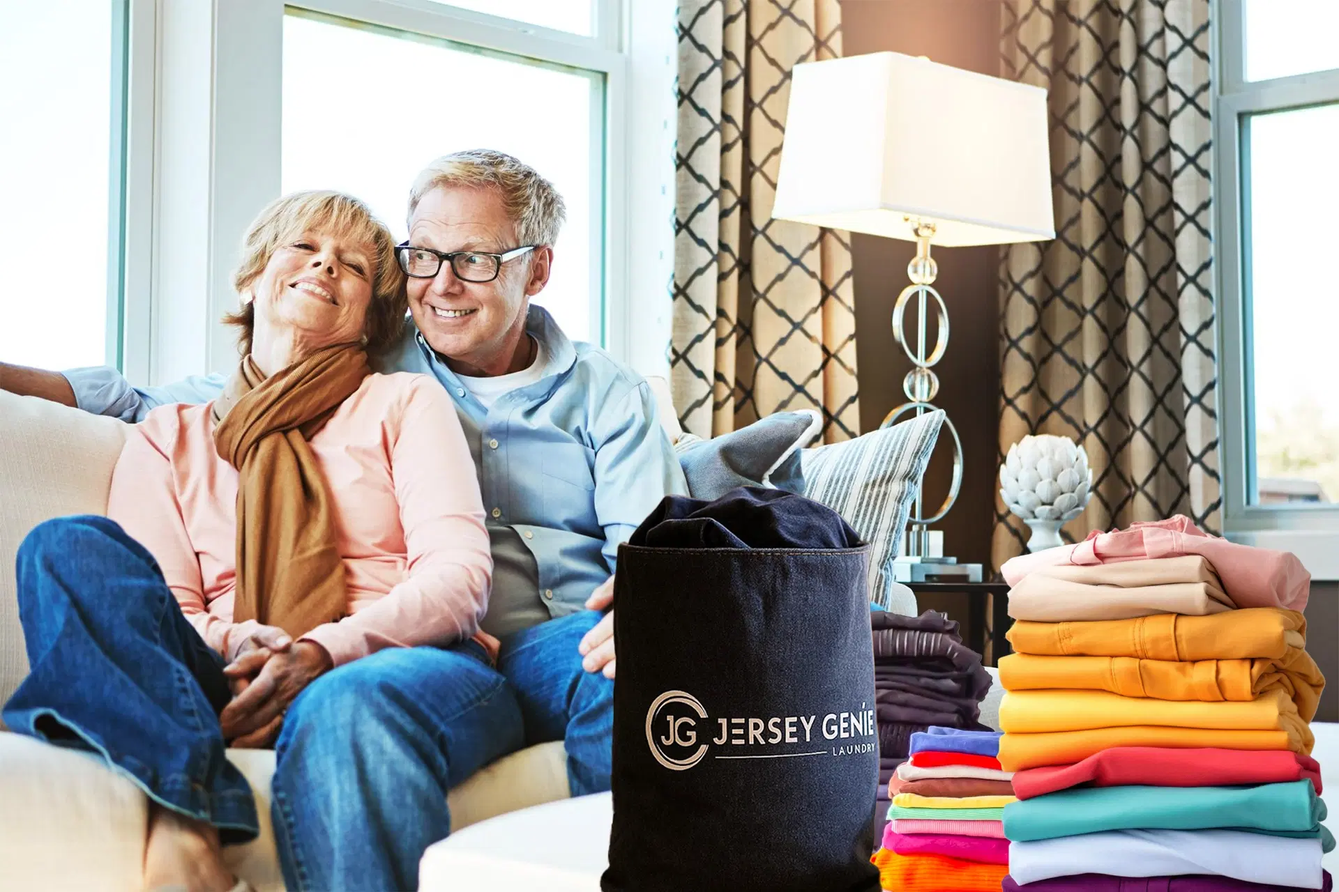 Relaxing with coffee